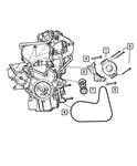 Genuine Mopar Idler Pulley Package 5083726AB New. Price: $218.78.