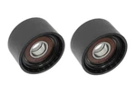 Set Of 2 Drive Belt Idler Pulley (30 Mm Width) (smooth) (oem) Ina For Mercedes New. Price: $69.24.