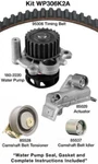 Engine Timing Belt Kit With Water Pump-eng Code: Aug Dayco WP306K2A New. Price: $172.55.