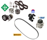 Timing & Belt Tensioner Water Pump Thermostat Kit Oes For Audi A3 Tdi 2.0L New. Price: $307.38.