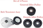 Pcs Belt Tensioner Assy & 3 Idler Pulley Fits: Malibu 2004-2006 G6 2005-2 New. Price: $53.75.